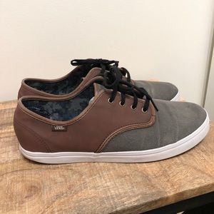 MENS Vans leather sneakers size 12 skateboard